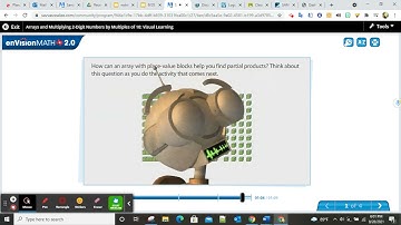 2 digit numbers x multiples of 10s using arrays