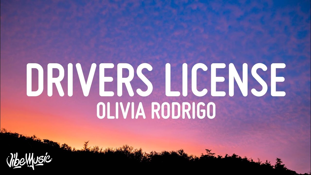 Olivia Rodrigo  drivers license Lyrics