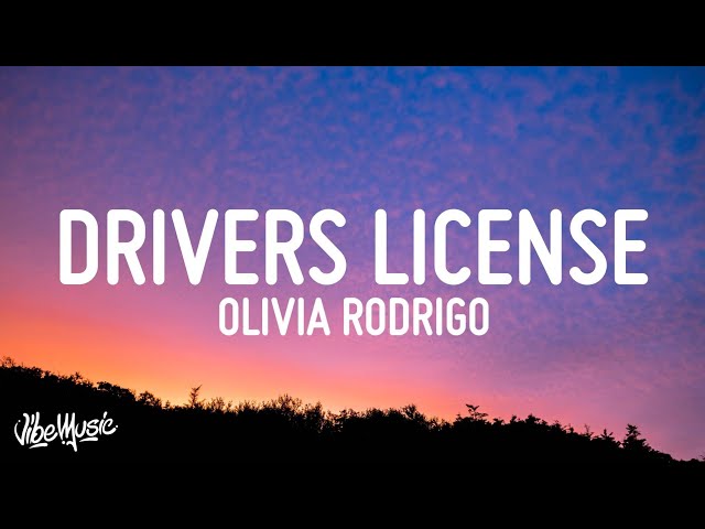 Olivia Rodrigo – drivers license (Lyrics) class=