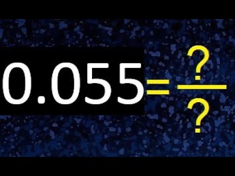 Vídeo: 0,625 és un decimal final?