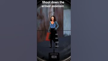 Mission- Shoot down the armed assessin, #Sniper #3d #assassin #game #shorts