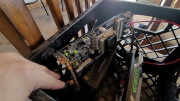 RebTech 8-GPU Blockchain Mining Motherboard with Nvidia 1070 Demo