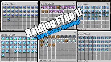 MCPE Eternal Factions Ep. 2 | Raiding Ftop 1! + Rare Relic Opening!