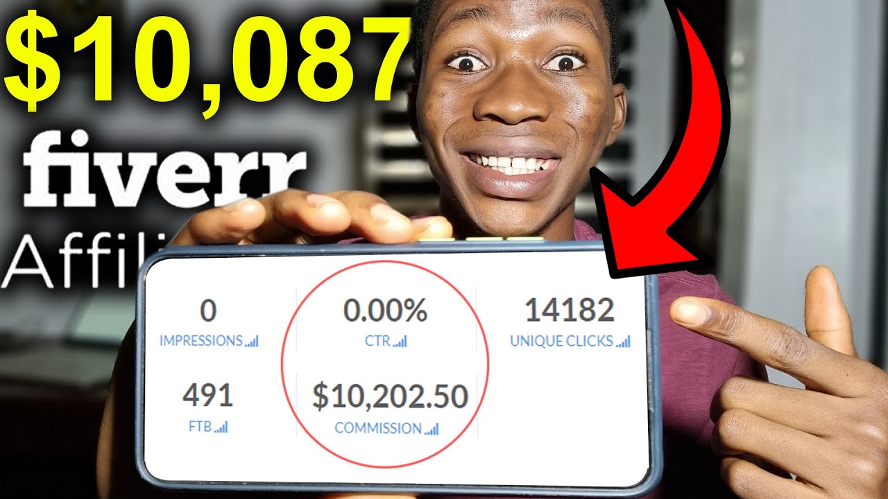 Fiverr Affiliate Marketing = ,087.50 in Easy Steps **WITH PROOF** (2022)