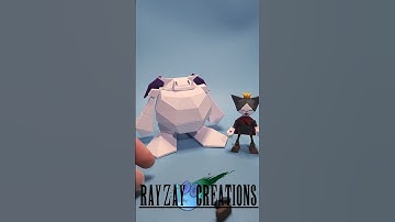 Cait Sith Final Fantasy VII low polygon action figure 3D printed #finalfantasyvii  #3dprinting