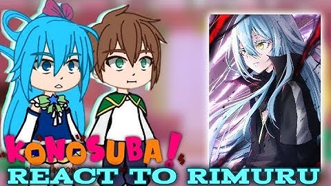 Konosuba react to aqua