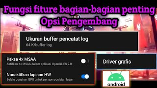 Fungsi bagian-bagian penting opsi pengembang, Terbaru 2022 screenshot 1