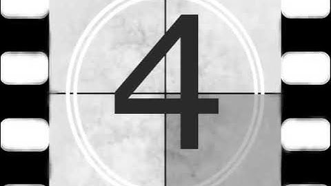 Thumbnail of 5 4 3 2 1 Film Reel Countdown no copyright, Creative common use, allowed reuse