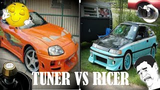 Cool Tuners Vs Ugly Ricer Exhaust,Bodykit,Burnout
