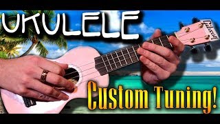 online ukulele tuner - custom ukulele tuning - g - b - e - a