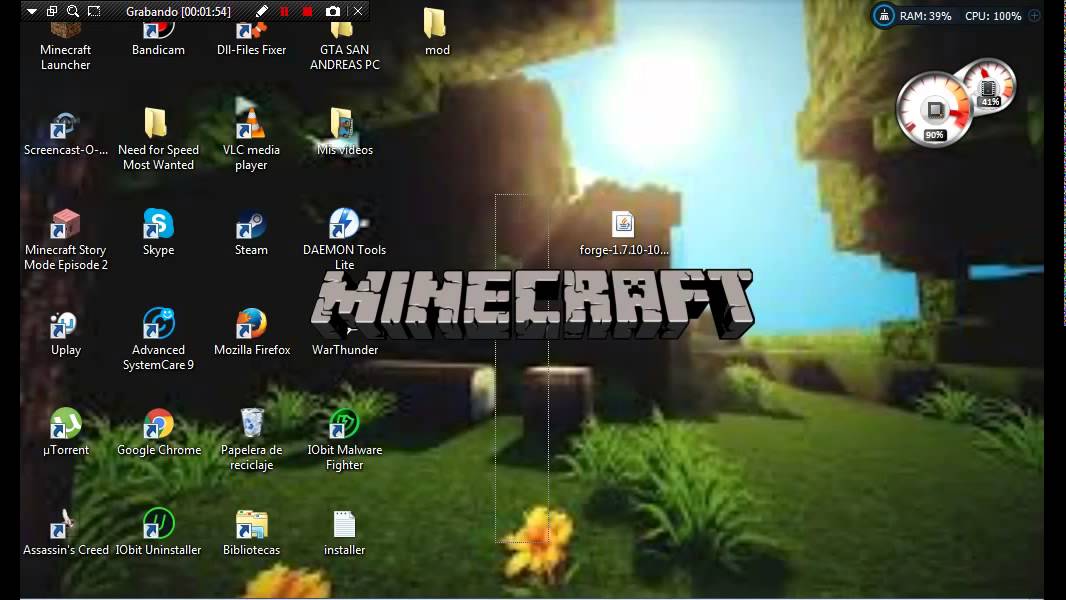 Como descargar forge 1 7 10 de minecraft youtube