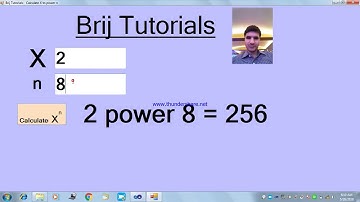 .net C# - Calculate X to power n