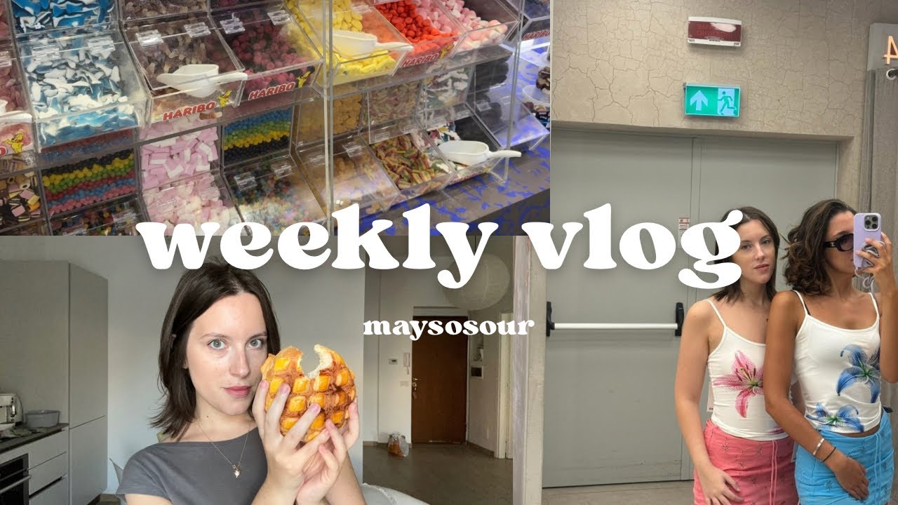 Weekly vlog | melon pan, skincare e cinema | maysosour 