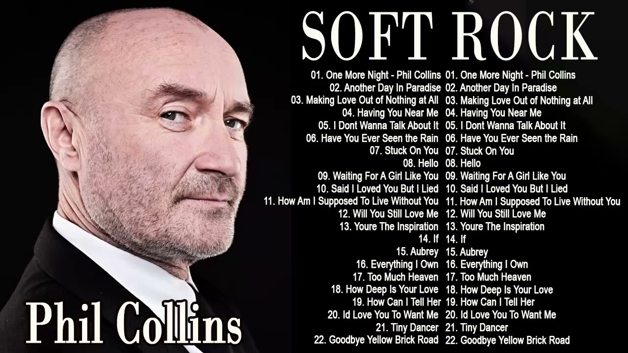 Phil Collins Greatest Hits Full Album - The Best Of Phil Collins - YouTube