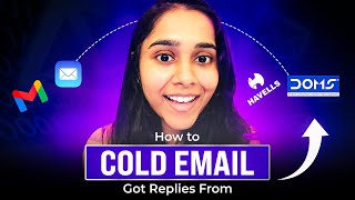 COLD EMAILS Explained 📧 | How to get replies |  MUSKAN AGARWAL screenshot 1