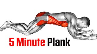 تحدي الـ 5 دقائق بلانك للحصول على عضلات بطن ممزقة