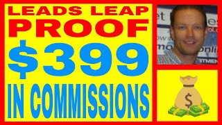 Leads Leap Review 2022 - $399.79 Earned In Commissions - INCOME $ PROOF - FREE Lifetime Membership!