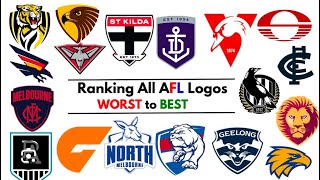 RANKING ALL AFL LOGOS WORST TO FIRST