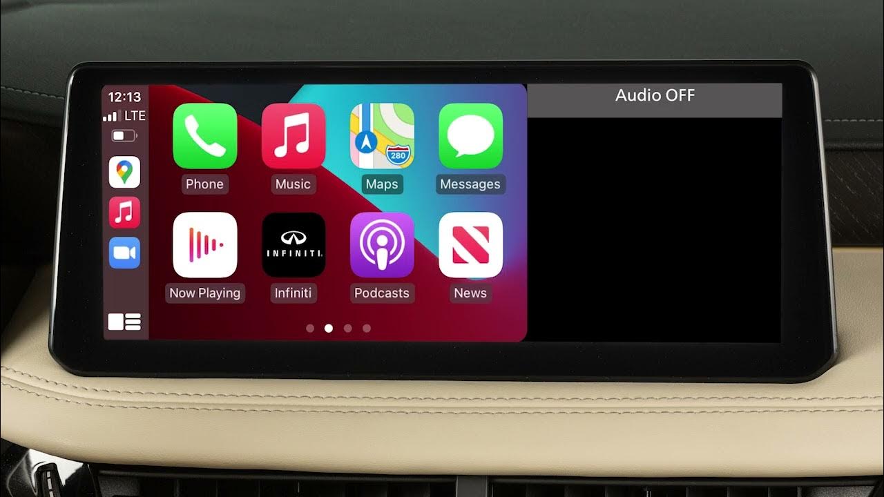 2025 INFINITI QX60 Apple CarPlay® YouTube