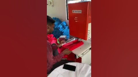 NON WOVEN W CUT PUNCHING MACHINE