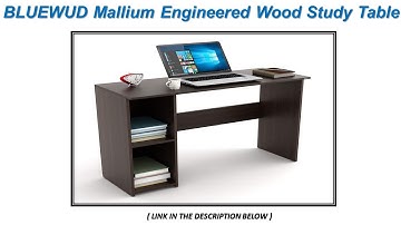 BLUEWUD Mallium Engineered Wood Study Table Laptop, Computer Table