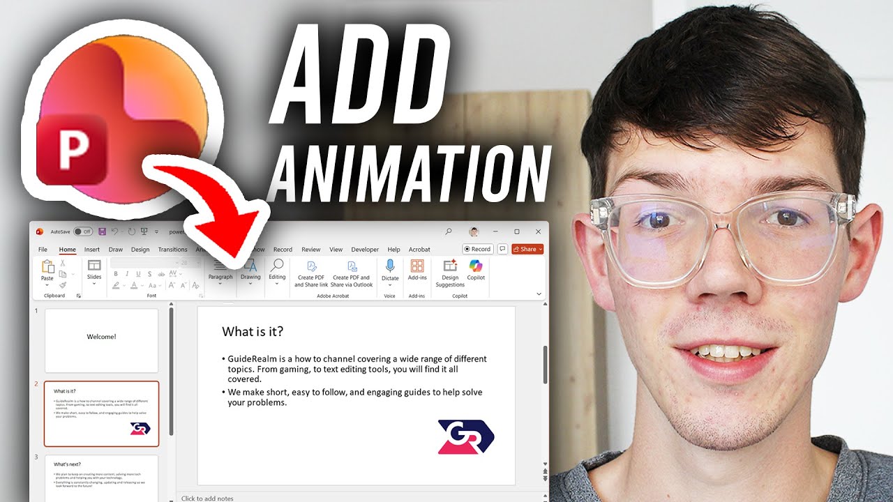 How To Add Animation In PowerPoint - Step By Step - YouTube