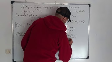 Fonctions à deux variables:Montrer qu’une fonction est différentiable et de classe C^1