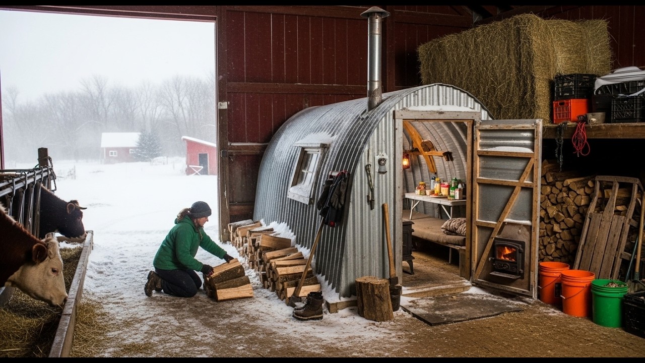 How a Tiny Quonset Hut Hidden Inside a Barn Kept Her Alive During the Worst Storm in 45 Years