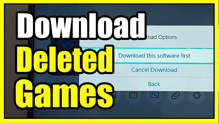 How to Redownload Deleted Games on Nintendo Switch (Fast Tutorial)
