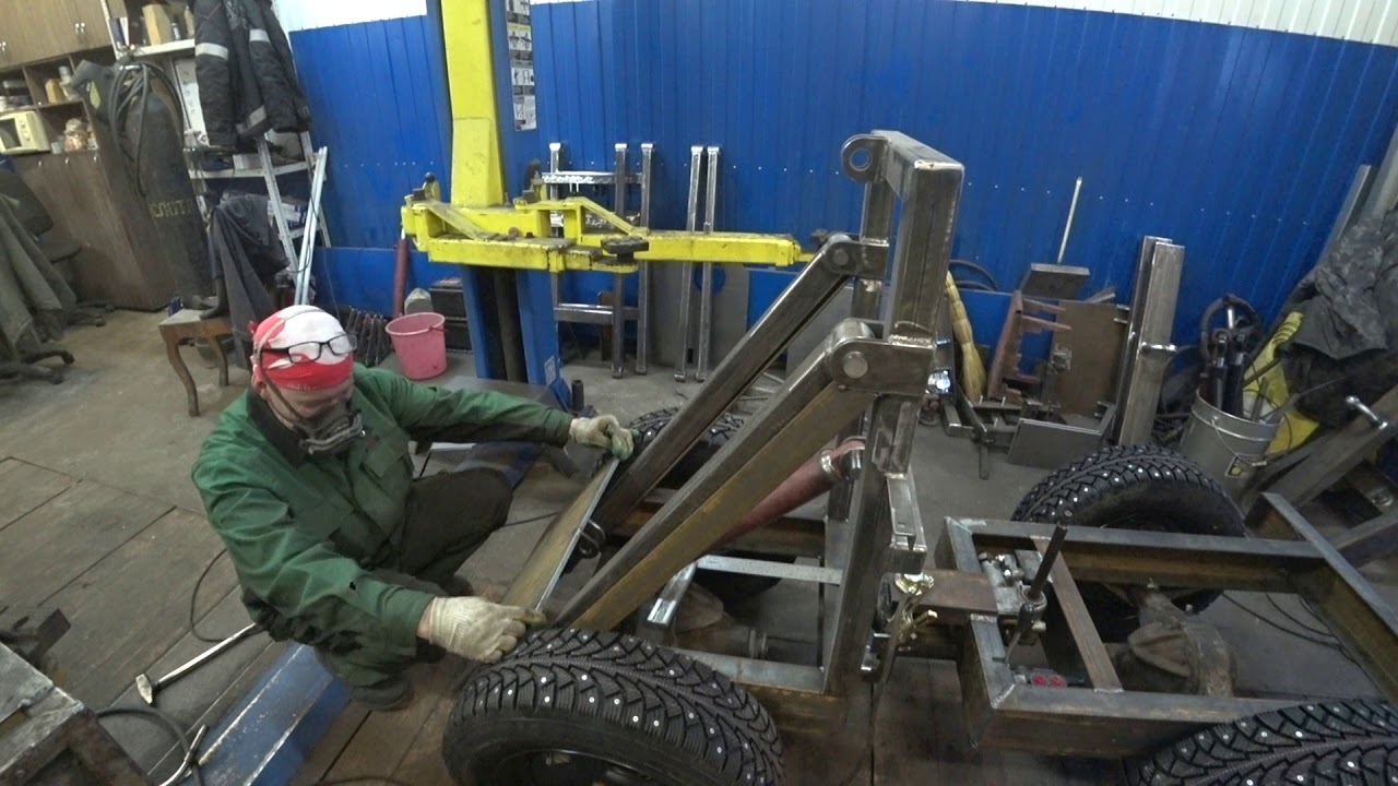 мини погрузчик сборка - YouTube