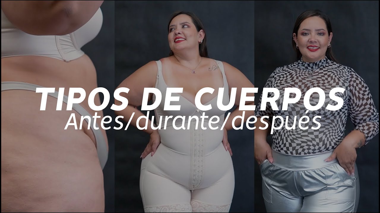 Conoce los diferentes tipos de cuerpo y como se nos ve con la Faja