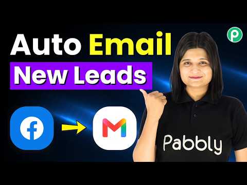 Automatically Send Emails to New Facebook Leads | No-Code Automation