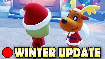 🔴 Discovering ALL SECRETS & DETAILS Of The WINTER UPDATE In Animal Crossing New Horizons!