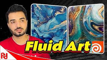 Amazing fluid art using Vellum In Houdini 20