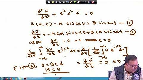 Lecture 49: Solution of Partial Differential Equations using Fourier Transform - II