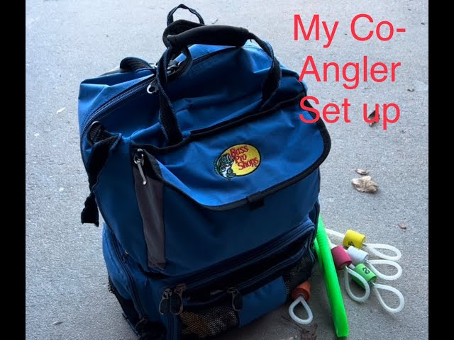 My Co-Angler Tackle bag set up! Bass Pro Shops Extreme Qualifier 360  Backpack 