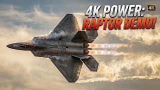 F-35A Lightning II Demo Team - Oshkosh 2025 Footage