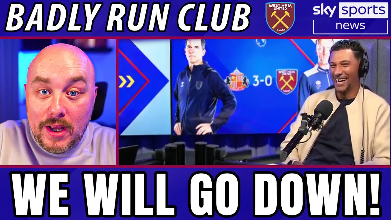 "West Ham Are A BADLY Run Club In Danger Of Going Down" My Appearance on Sky Sports