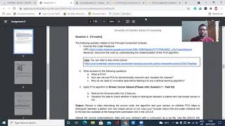 DA- assignment 3.3 Apply PCA algorithm to Breast Cancer dataset