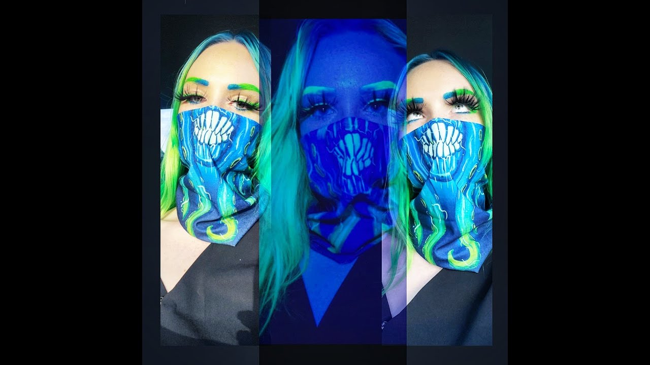 Dying my hair neon UV Reactive *DURING QUARANTINE* IT GLOWS!!!