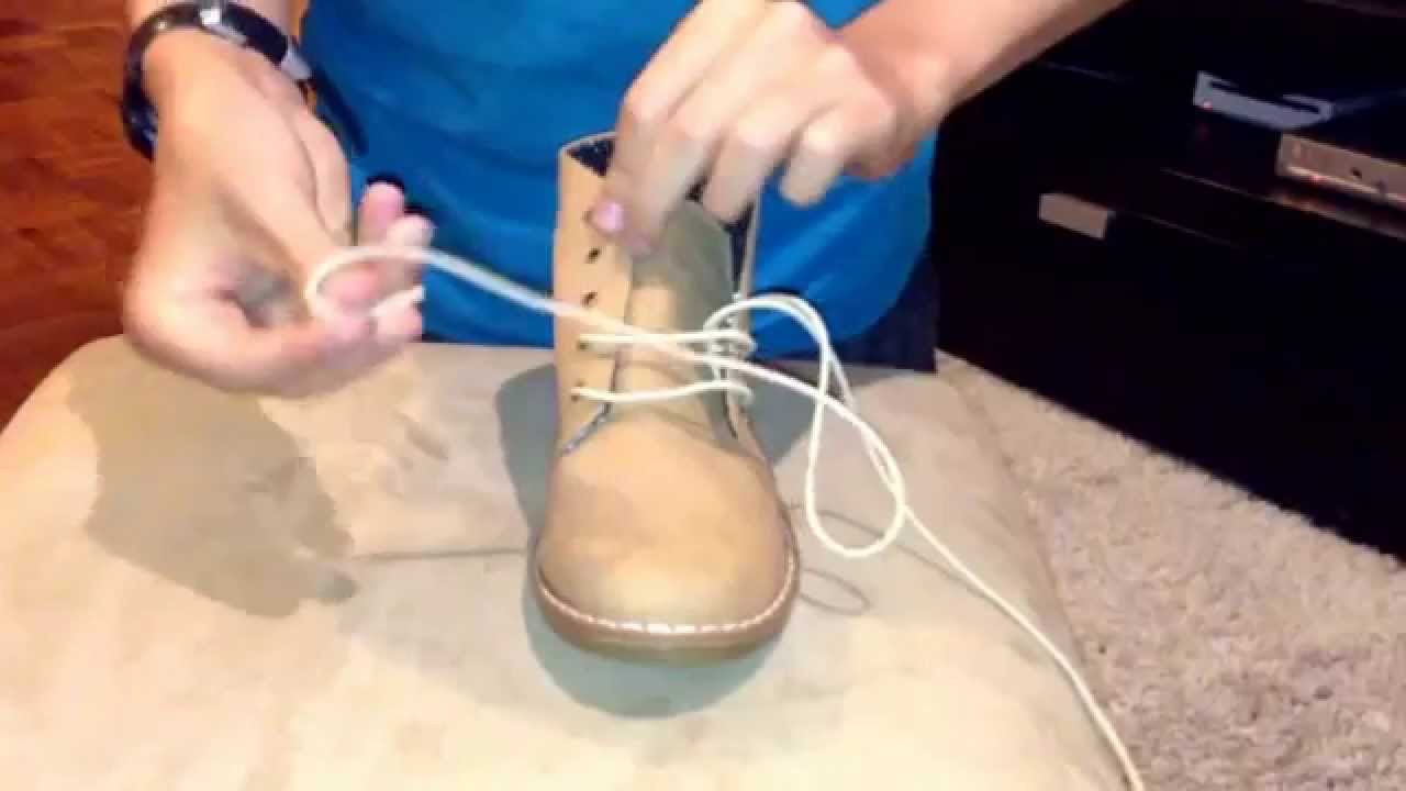Tutorial como atar cordones en barra (horizontalmente) - YouTube