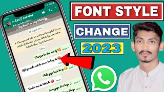 GB WhatsApp font Style Change 2023 | WhatsApp font kaise Change kare | gb whatsapp settings screenshot 1