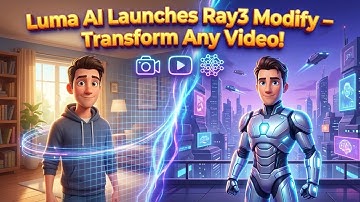 Luma AI Launches Ray3 Modify – Transform Any Video | From Start to Finish