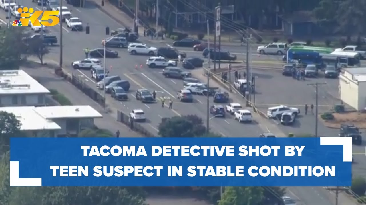 Tacoma police detective shot by teen suspect is in stable condition ...