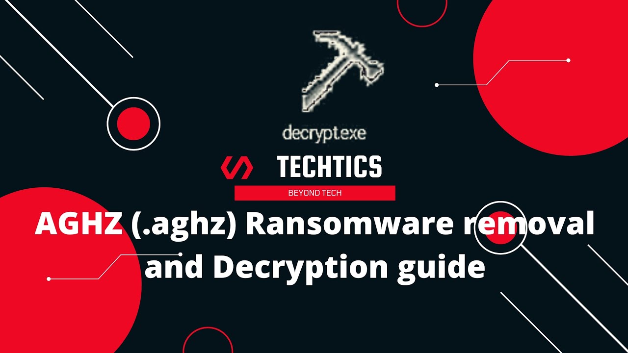AGHZ Ransomware | (.aghz) Extension | Virus Removal and Decryption Guide | STOP/DJVU Ransom