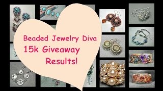 15k Giveaway Results - Beaded Jewelry Diva
Here are the results of the 15k beading supplies giveaway! Congratulations to the two winners. I just want to say that you all are THE BEST people I read all the feedback, and you were so sweet! More beading videos and tutorials are in the works! 15k Giveaway Results - Beaded Jewelry Diva