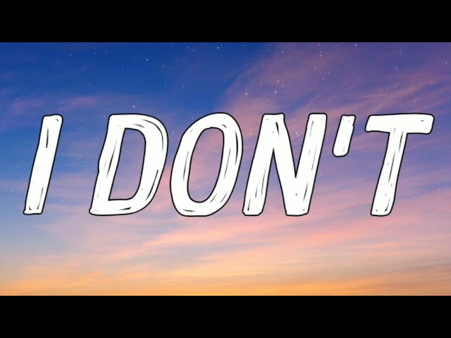 Johnny Orlando - I Don't (Ft. DVBBS) (Lyrics Video) class=