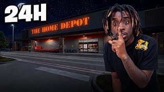 24 HOURS OVERNIGHT CHALLENGE IN HOME DEPOT!!