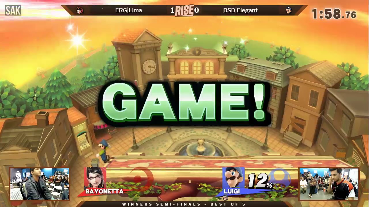 Rise 2018 Winners Semis ERG Lima Bayonetta Vs BSD Elegant Luigi YouTube