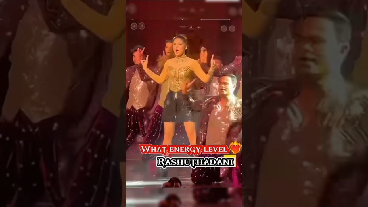 Rasha thadani stage dance performance 😍😍😍zee cine awards 2025